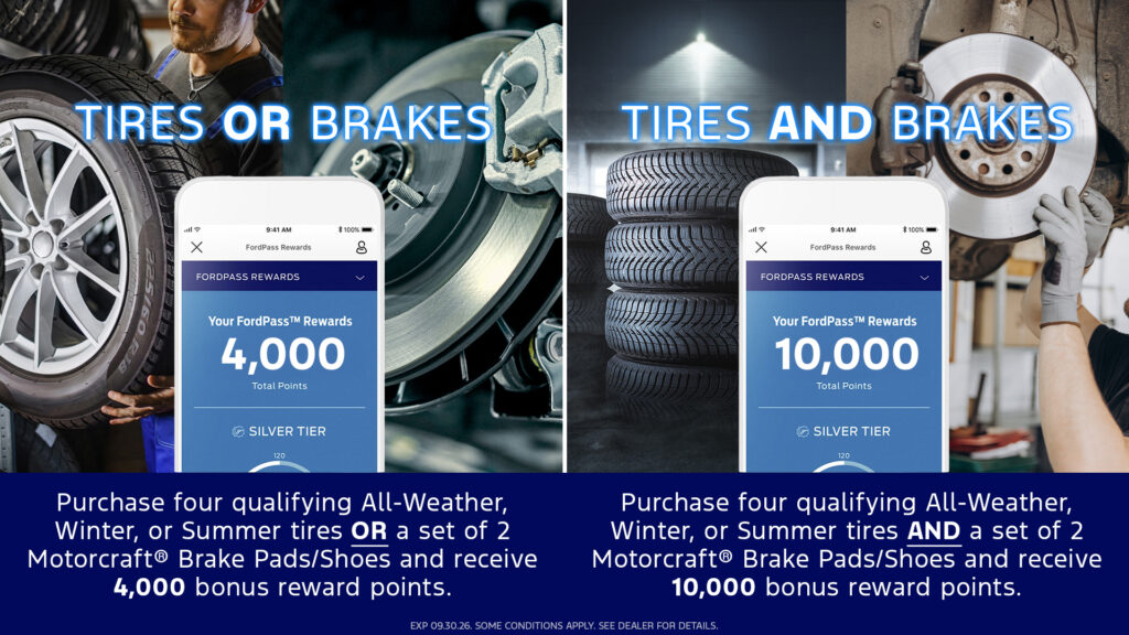 Exclusive Ford Rewards Tire & Brake Event