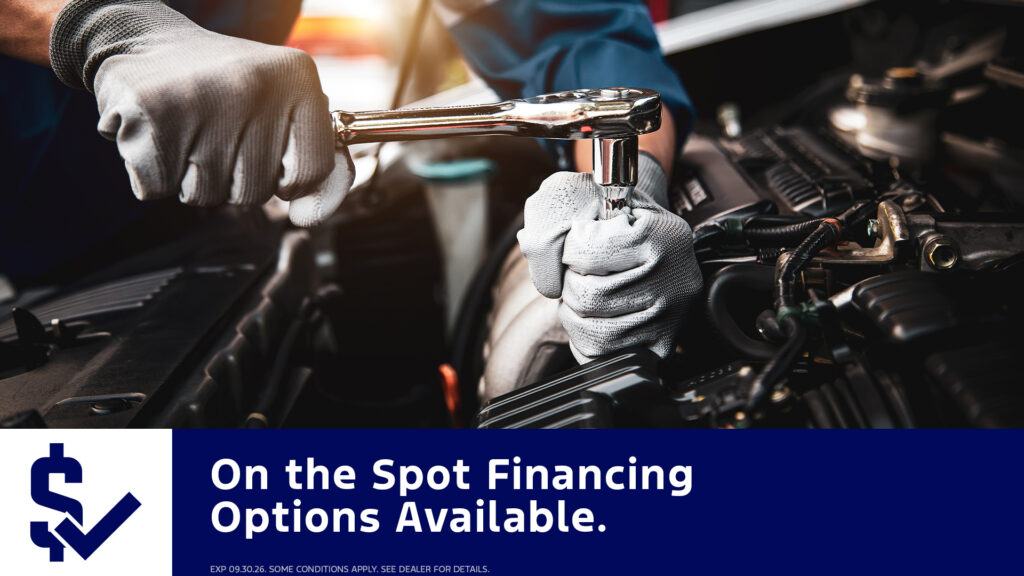 Financing Available on Any Service