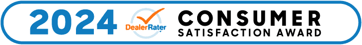 "2024 Consumer Satisfaction Award badge from DealerRater."