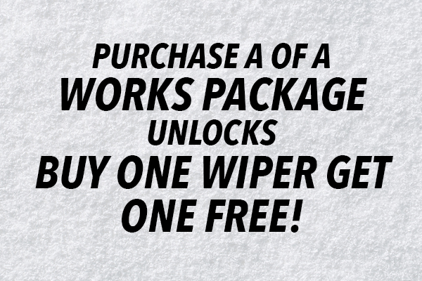 Purchase a Works Package * Buy one Get one Free Motorcraft Wiper Blade