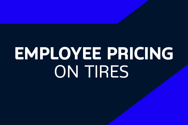 Employee Pricing on Tires